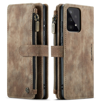 For Samsung GalaxyA33 5G CaseMe C30 Multifunctional Phone Leather Case(Brown) - Galaxy Phone Cases by CaseMe | Online Shopping South Africa | PMC Jewellery | Buy Now Pay Later Mobicred