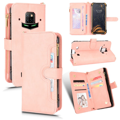 For Doogee S88 Pro / S88 Plus Litchi Texture Zipper Leather Phone Case(Pink) - Doogee Cases by PMC Jewellery | Online Shopping South Africa | PMC Jewellery | Buy Now Pay Later Mobicred
