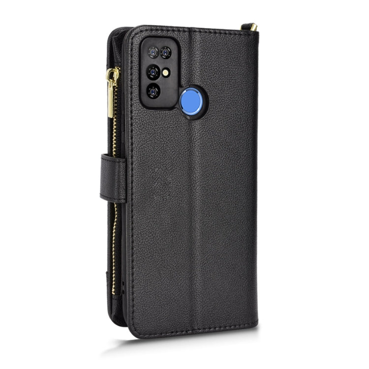 For Doogee X96 Pro Litchi Texture Zipper Leather Phone Case(Black) - Doogee Cases by PMC TechLife | Online Shopping South Africa | PMC TechLife | Buy Now Pay Later Mobicred