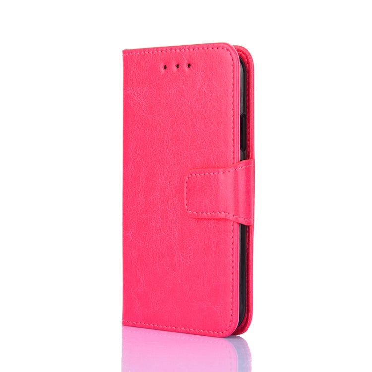 For Blackview A95 Crystal Texture Leather Phone Case(Rose Red) - More Brand by PMC Jewellery | Online Shopping South Africa | PMC Jewellery | Buy Now Pay Later Mobicred