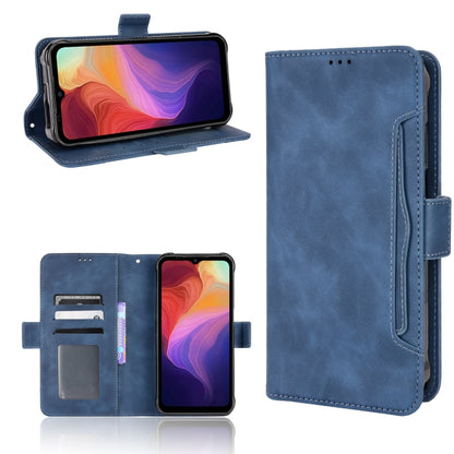 For Ulefone Power Armor 14 / 14 Pro Skin Feel Calf Texture Card Slots Leather Phone Case(Blue) - Ulefone Cases by PMC Jewellery | Online Shopping South Africa | PMC Jewellery | Buy Now Pay Later Mobicred