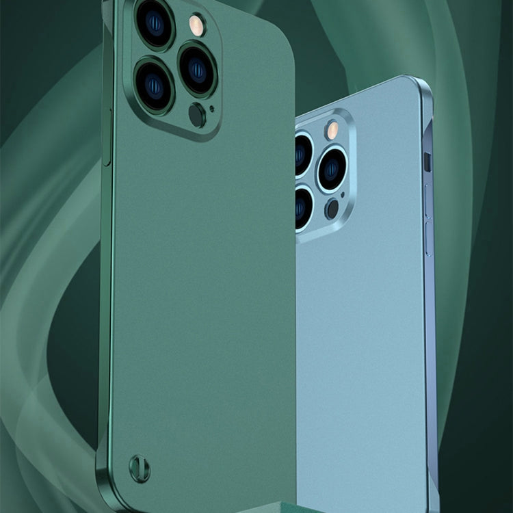 For iPhone 13 Pro Electroplating Frosted Frameless Phone Case (Green) - iPhone 13 Pro Cases by PMC Jewellery | Online Shopping South Africa | PMC Jewellery | Buy Now Pay Later Mobicred