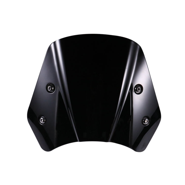 HP-DF016-B Motorcycle Front Windshield for Benelli Leoncino Trail 250(Black) - Others by PMC TechLife | Online Shopping South Africa | PMC TechLife | Buy Now Pay Later Mobicred