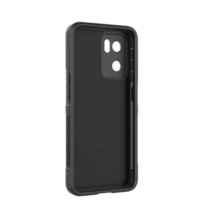 For OPPO Reno7 5G Global / Find X5 Lite Magic Shield TPU + Flannel Phone Case(Dark Blue) - OPPO Cases by PMC Jewellery | Online Shopping South Africa | PMC Jewellery | Buy Now Pay Later Mobicred