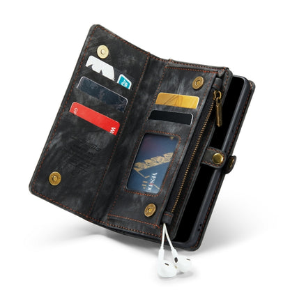 For Galaxy S20 Plus CaseMe Detachable Multifunctional Horizontal Flip Leather Case, with Card Slot & Holder & Zipper Wallet & Photo Frame(Black) - Galaxy Phone Cases by CaseMe | Online Shopping South Africa | PMC Jewellery | Buy Now Pay Later Mobicred