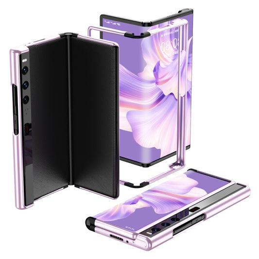 For Huawei Mate Xs 2 Ultra-thin Frame Shockproof Phone Case(Purple) - Huawei Cases by PMC Jewellery | Online Shopping South Africa | PMC Jewellery | Buy Now Pay Later Mobicred