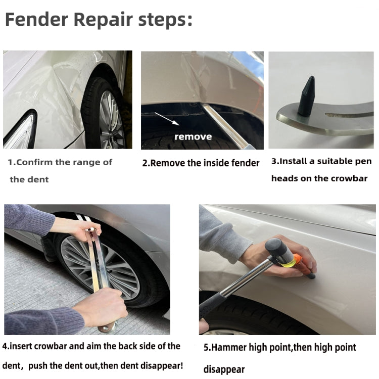 N3 83 in 1 Car Paintless Dent Removal Fender Damage Repair Puller Lifter, Plug Type:US Plug - Sheet Metal Tools by PMC TechLife | Online Shopping South Africa | PMC TechLife | Buy Now Pay Later Mobicred