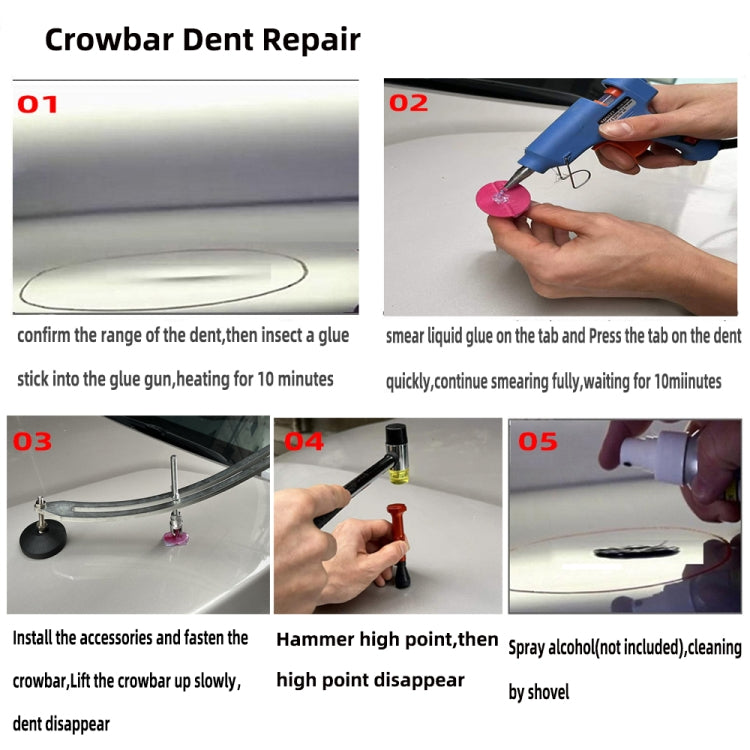 N3 83 in 1 Car Paintless Dent Removal Fender Damage Repair Puller Lifter, Plug Type:UK Plug - Sheet Metal Tools by PMC TechLife | Online Shopping South Africa | PMC TechLife | Buy Now Pay Later Mobicred