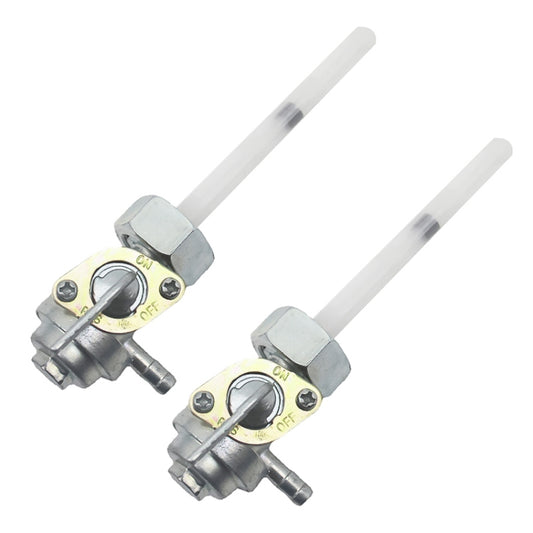 2 PCS Motorcycle Fuel Tap Valve Petcock Fuel Tank Gas Switch for Honda CB400/CB500/CB550/CB750(White) - Replacement Parts by PMC Jewellery | Online Shopping South Africa | PMC Jewellery