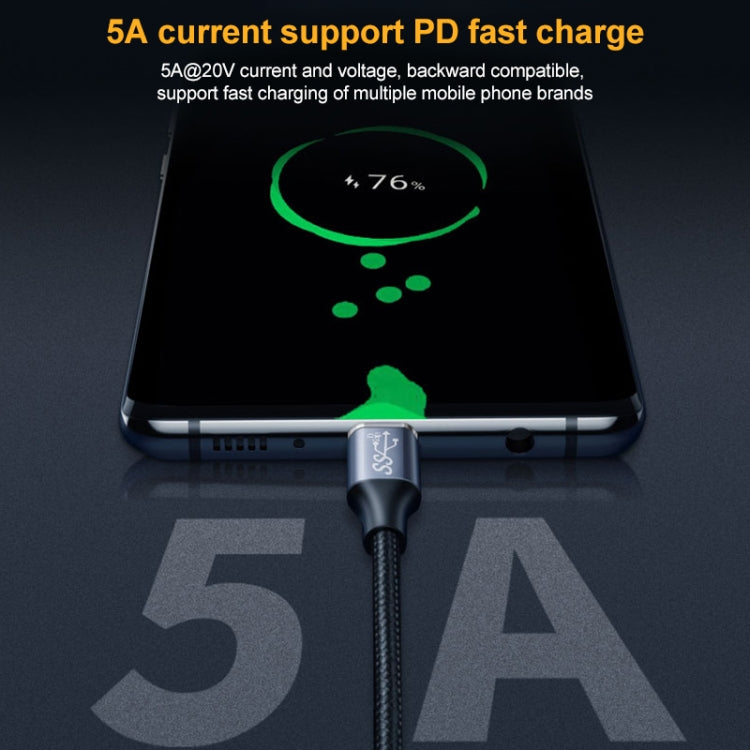 2m 10Gbps USB-C / Type-C Female to Male Elbow Charging Data Transmission Extension Cable - Cable & Adapters by PMC TechLife | Online Shopping South Africa | PMC TechLife | Buy Now Pay Later Mobicred