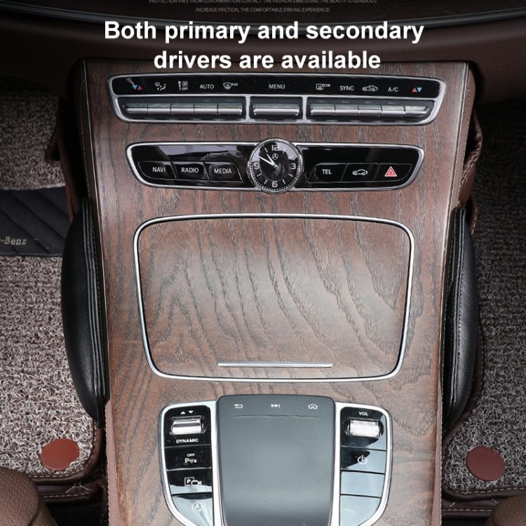 2 PCS Car Non-slip Soft Floor Protector Carpet Floor Mat Knee Bolster, Style:First Layer Cowhide(Black) - Floor Mats by PMC Jewellery | Online Shopping South Africa | PMC Jewellery | Buy Now Pay Later Mobicred