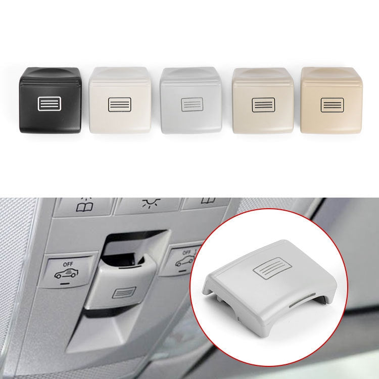 Car Sunroof Window Switch Button for Mercedes-Benz W204 / W212, Left Driving(Black) - free shipping - PMC TechLife - Order now!