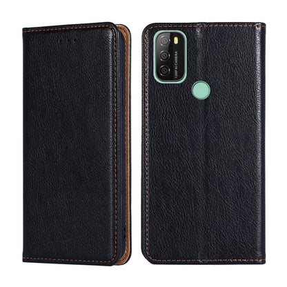 For Blackview A70 Gloss Oil Solid Color Magnetic Leather Phone Case(Black) - More Brand by PMC Jewellery | Online Shopping South Africa | PMC Jewellery