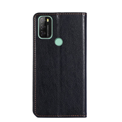 For Blackview A70 Gloss Oil Solid Color Magnetic Leather Phone Case(Black) - More Brand by PMC Jewellery | Online Shopping South Africa | PMC Jewellery