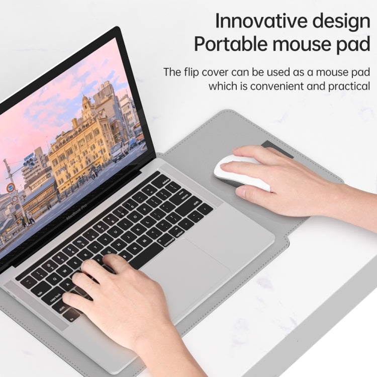 4 in 1 Lightweight and Portable Leather Computer Bag, Size:13/14 inches(Black) - 13.3 inch by PMC TechLife | Online Shopping South Africa | PMC TechLife | Buy Now Pay Later Mobicred