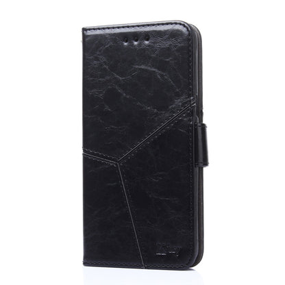 For Doogee X96 Pro Geometric Stitching Horizontal Flip Leather Phone Case(Black) - Doogee Cases by PMC Jewellery | Online Shopping South Africa | PMC Jewellery | Buy Now Pay Later Mobicred