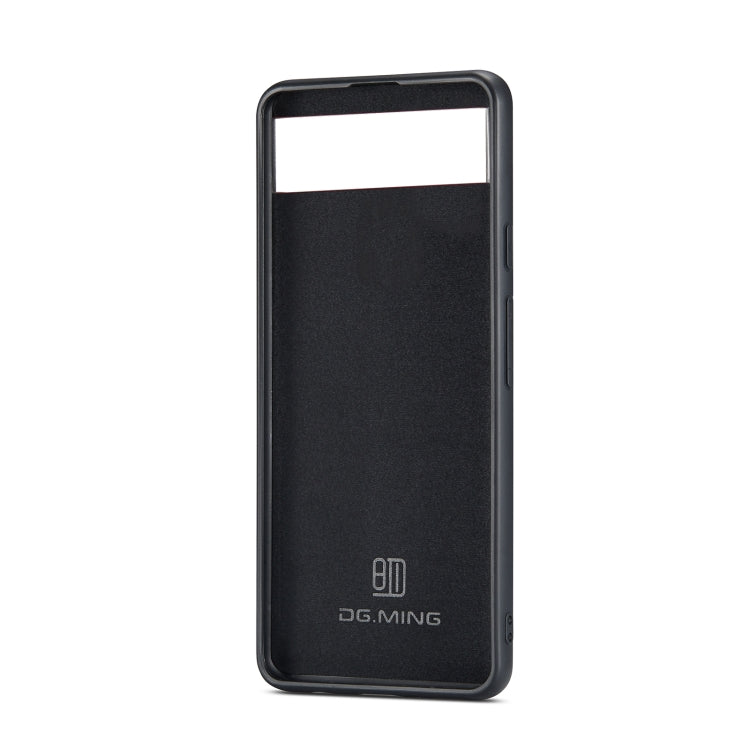 For Google Pixel 7 5G DG.MING M1 Series 3-Fold Multi Card Wallet + Magnetic Phone Case(Black) - Google Cases by DG.MING | Online Shopping South Africa | PMC TechLife | Buy Now Pay Later Mobicred