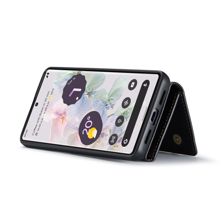 For Google Pixel 7 Pro 5G DG.MING M1 Series 3-Fold Multi Card Wallet + Magnetic Phone Case(Coffee) - free shipping - PMC TechLife - Order now!