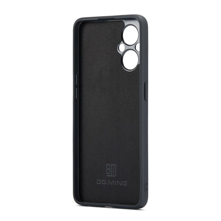 For OnePlus Nord N20 5G DG.MING M1 Series 3-Fold Multi Card Wallet + Magnetic Phone Case(Coffee) - OnePlus Cases by DG.MING | Online Shopping South Africa | PMC TechLife | Buy Now Pay Later Mobicred