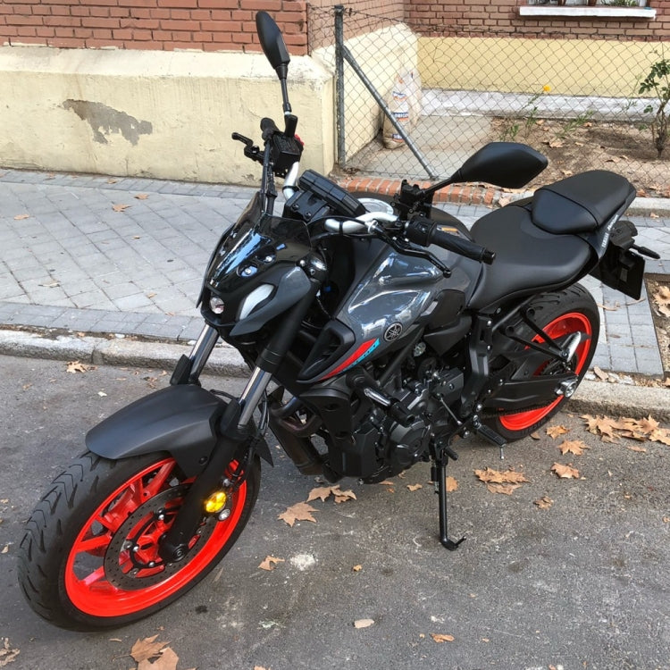 Motorcycle Airflow Deflector Windshield for Yamaha MT-07 2021(Transparent) - Ornamental Parts by PMC TechLife | Online Shopping South Africa | PMC TechLife | Buy Now Pay Later Mobicred