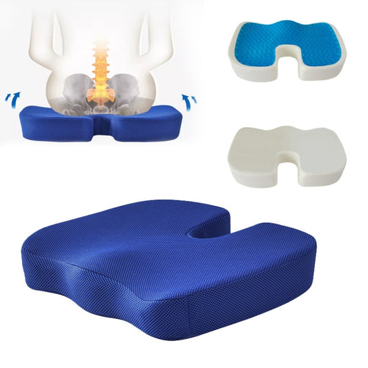 Soft U-shaped cushion Ergonomic Seat, Model:Mesh Style(Blue) - Cushions & Pillows by PMC Jewellery | Online Shopping South Africa | PMC Jewellery | Buy Now Pay Later Mobicred