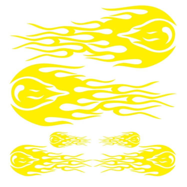 D-451 Car Modified Side Door Front Rear Bumpers Rearview Mirror Decorative Sticker(Yellow) - Decorative Sticker by PMC TechLife | Online Shopping South Africa | PMC TechLife | Buy Now Pay Later Mobicred