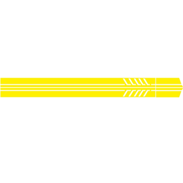 D-655 Universal Car Modified Decorative Sticker(Yellow) - free shipping - PMC Jewellery - Order now!