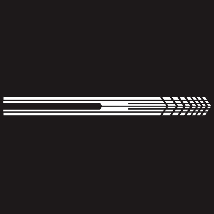 D-730 Stripe Pattern Car Modified Decorative Sticker(White) - Decorative Sticker by PMC Jewellery | Online Shopping South Africa | PMC Jewellery | Buy Now Pay Later Mobicred