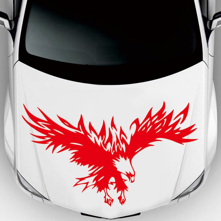 D-733 Eagle Pattern Car Modified Hood Decorative Sticker(Red) - Decorative Sticker by PMC TechLife | Online Shopping South Africa | PMC TechLife | Buy Now Pay Later Mobicred