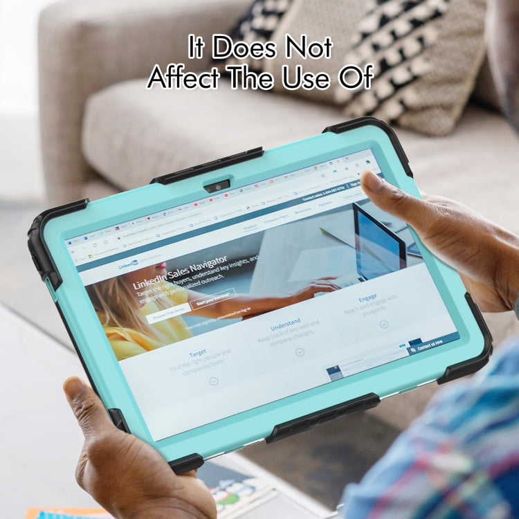 For Lenovo Tab M10 Plus 10.6 3rd Gen 2022 Silicone + PC Tablet Case(Light Blue + Black) - Lenovo by PMC TechLife | Online Shopping South Africa | PMC TechLife | Buy Now Pay Later Mobicred