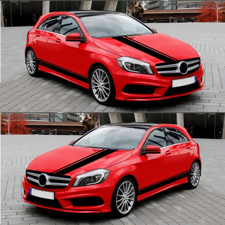 D-930 Lines Pattern Car Modified Decorative Sticker(Black) - Decorative Sticker by PMC TechLife | Online Shopping South Africa | PMC TechLife