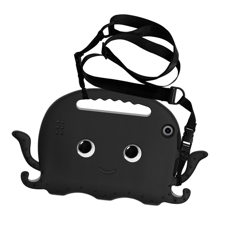 For Amazon Kindle Fire HD 7 2019 / 2017 / 2015 Octopus EVA Shockproof Tablet Case with Screen Film & Shoulder Strap(Black) - Amazon by PMC TechLife | Online Shopping South Africa | PMC TechLife | Buy Now Pay Later Mobicred