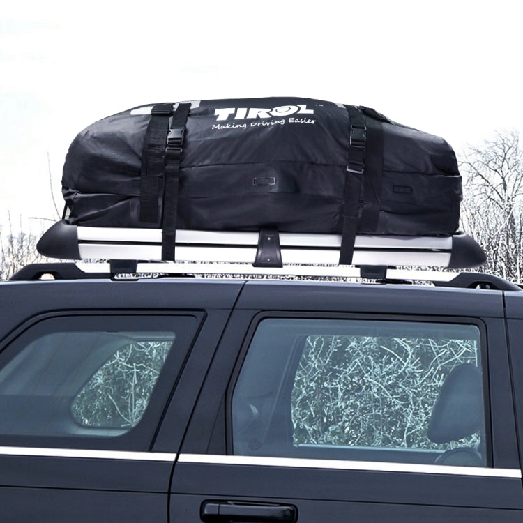 TIROL T24528 15 Cubic Foot Car Universal Rainproof Roof Luggage Outdoor Camper Roof Bag - Roof Racks by PMC Jewellery | Online Shopping South Africa | PMC Jewellery | Buy Now Pay Later Mobicred