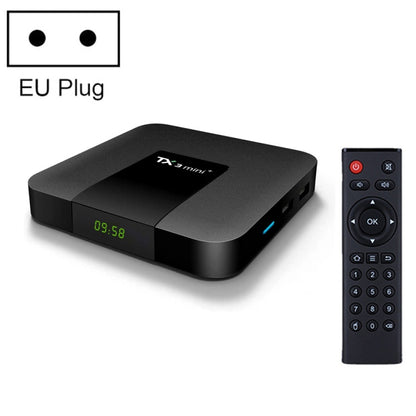 TX3 mini+  Android 11.0 Smart TV Box, Amlogic S905W2 Quad Core, Memory:2GB+16GB, 2.4GHz / 5GHz WiFi(EU Plug) - Amlogic S905 by PMC Jewellery | Online Shopping South Africa | PMC Jewellery | Buy Now Pay Later Mobicred