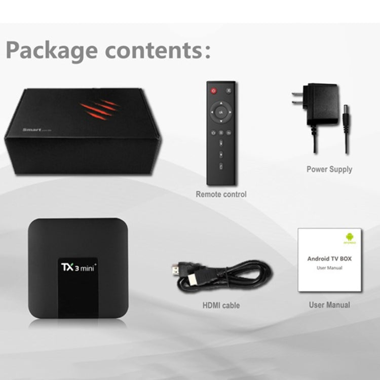 TX3 mini+  Android 11.0 Smart TV Box, Amlogic S905W2 Quad Core, Memory:2GB+16GB, 2.4GHz / 5GHz WiFi(US Plug) - Amlogic S905 by PMC Jewellery | Online Shopping South Africa | PMC Jewellery | Buy Now Pay Later Mobicred