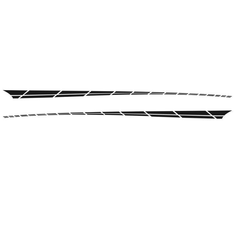 2 PCS/Set D-961 Checkered Flag Pattern Car Modified Decorative Sticker(Black) - Decorative Sticker by PMC TechLife | Online Shopping South Africa | PMC TechLife | Buy Now Pay Later Mobicred