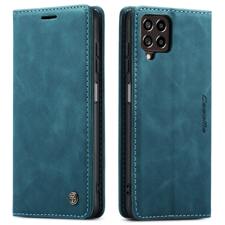 For Samsung Galaxy M33 5G CaseMe 013 Multifunctional Horizontal Flip Leather Phone Case(Blue) - free shipping - PMC Jewellery - Order now!