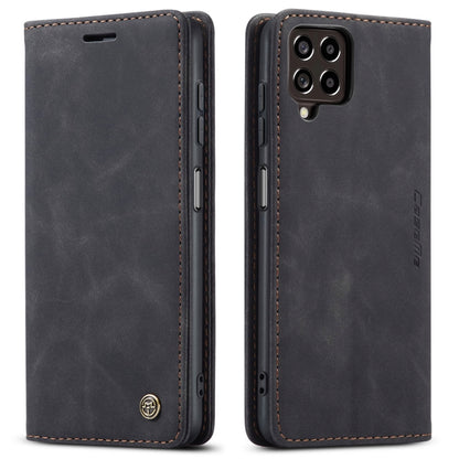 For Samsung Galaxy M33 5G CaseMe 013 Multifunctional Horizontal Flip Leather Phone Case(Black) - Galaxy Phone Cases by CaseMe | Online Shopping South Africa | PMC Jewellery | Buy Now Pay Later Mobicred