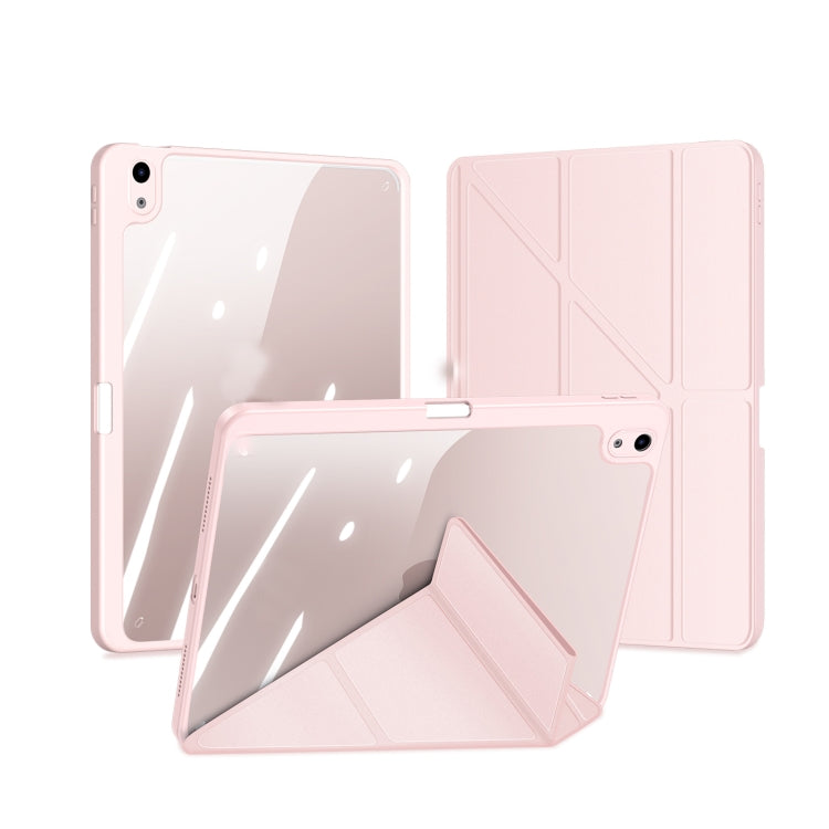 For iPad Air 2020 / Air 2022 / Air 11 2024 DUX DUCIS Magi Series Shockproof Tablet Case(Pink) - iPad Air (2022) / (2020) 10.9 Cases by DUX DUCIS | Online Shopping South Africa | PMC Jewellery | Buy Now Pay Later Mobicred