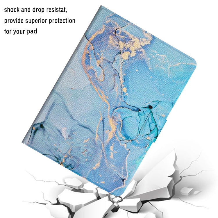 For Lenovo Tab P11 Marble Pattern Smart Leather Tablet Case(Blue) - Lenovo by PMC TechLife | Online Shopping South Africa | PMC TechLife | Buy Now Pay Later Mobicred