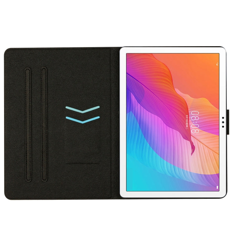For Huawei MatePad T10s Marble Pattern Leather Tablet Case(Green) - Huawei by PMC TechLife | Online Shopping South Africa | PMC TechLife | Buy Now Pay Later Mobicred