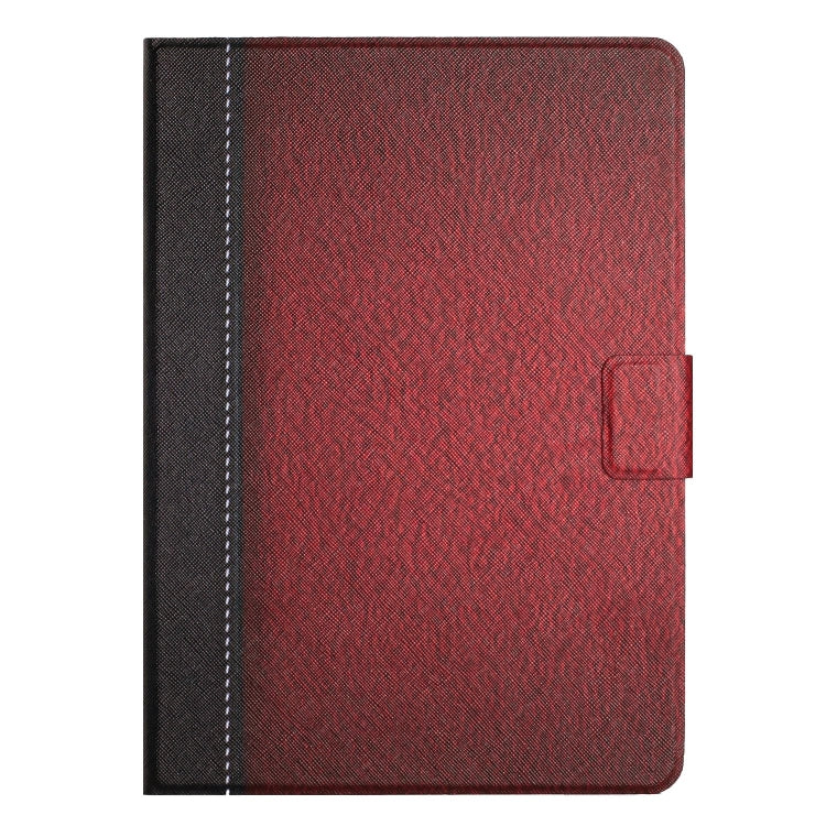 For Huawei MatePad T10s Stitching Solid Color Leather Tablet Case(Red) - Huawei by PMC TechLife | Online Shopping South Africa | PMC TechLife | Buy Now Pay Later Mobicred