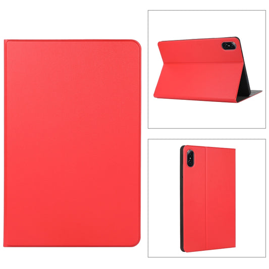 For Honor Pad 8 Voltage Elastic Texture Horizontal Flip Leather Case with Holder(Red) - Honor by PMC Jewellery | Online Shopping South Africa | PMC Jewellery | Buy Now Pay Later Mobicred