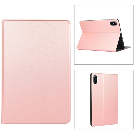 For Honor Pad 8 Voltage Elastic Texture Horizontal Flip Leather Case with Holder(Rose Gold) - Honor by PMC Jewellery | Online Shopping South Africa | PMC Jewellery | Buy Now Pay Later Mobicred