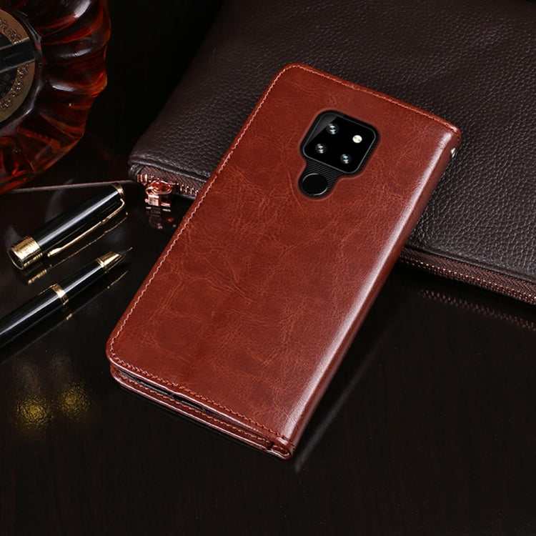 For Cubot P30 idewei Crazy Horse Texture Horizontal Flip Leather Case with Holder & Card Slots & Wallet(Brown) - More Brand by idewei | Online Shopping South Africa | PMC Jewellery | Buy Now Pay Later Mobicred