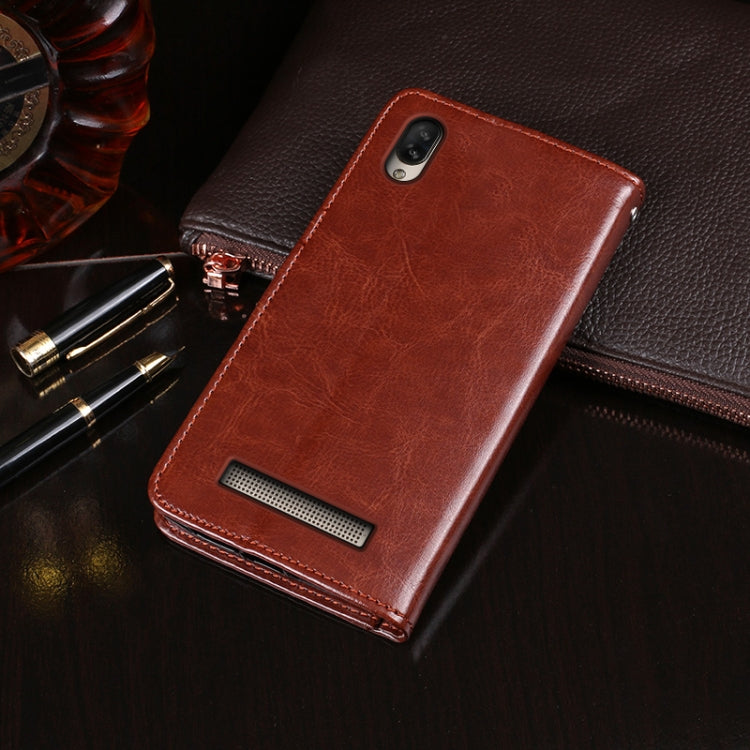 For Doogee X90 idewei Crazy Horse Texture Horizontal Flip Leather Case with Holder & Card Slots & Wallet(Rose Red) - More Brand by idewei | Online Shopping South Africa | PMC Jewellery | Buy Now Pay Later Mobicred