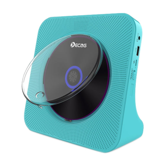 Kecag KC-806 2A Retro Bluetooth Music Disc Album CD Player, Specification:Plug-in Version(Blue) - DVD & LCD Player by Kecag | Online Shopping South Africa | PMC Jewellery | Buy Now Pay Later Mobicred