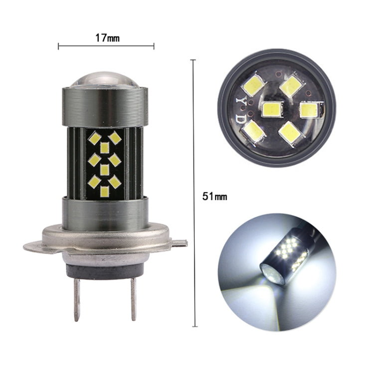 1 Pair H7 12V 7W Continuous Car LED Fog Light(Lime Light) - Fog / Driving Lights by PMC TechLife | Online Shopping South Africa | PMC TechLife | Buy Now Pay Later Mobicred