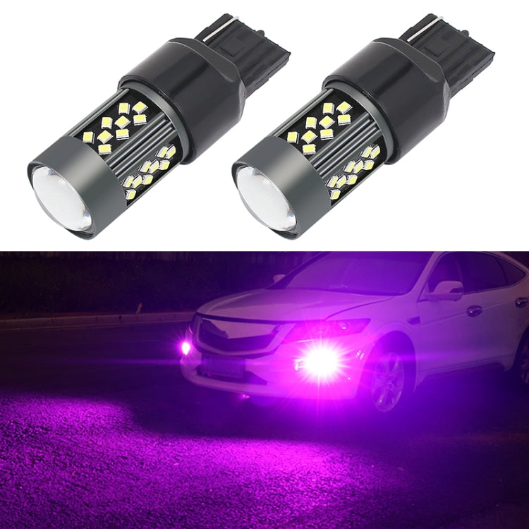 1 Pair 7443 12V 7W Strobe Car LED Fog Light(Purple Light) - Fog / Driving Lights by PMC TechLife | Online Shopping South Africa | PMC TechLife | Buy Now Pay Later Mobicred