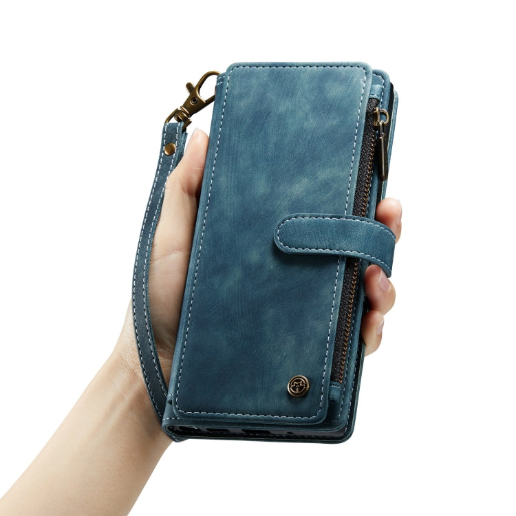 For iPhone 14 Plus CaseMe C30 Multifunctional Phone Leather Case (Blue) - iPhone 14 Plus Cases by CaseMe | Online Shopping South Africa | PMC Jewellery | Buy Now Pay Later Mobicred